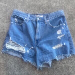 Casual Distressed Denim Shorts   PM6